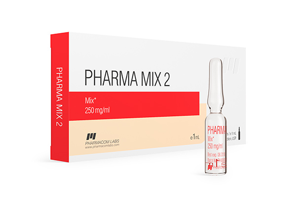 Pharma MIX 2 - Trenbolone Acetate + Drostanolone Propionate + Testosterone Phenylpropionate 250mg/ml