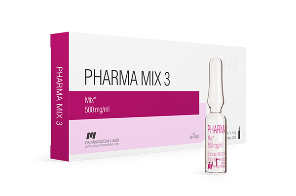 Pharma MIX 3 - Testosterone Enanthate + Trenbolone Enanthate + Nandrolone Decanoate 500mg/ml