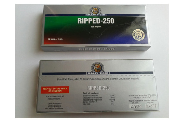 Ripped - Trenbolone Acetate, Drostanolone Propionate, Testosterone Propionate 250mg/ml